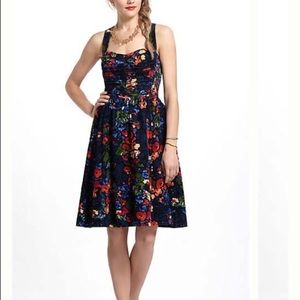 Anthro HD in Paris Corduroy Velvet Dress